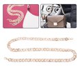 thumbnail image 2 of FRCOLOR 1PC DIY Jewelry Accessory Acrylic Bag Chain Stylish Bag Replacement Chain Creative DIY Jewelry Material Delicate Bag Chain Strap for Home Store Mall Coffee White, 2 of 5
