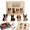 B, variant on IFRINID 3D Beaded Dog DIY Craft Kit, Acrylic Bead Animal Making Set with Instructions for Beginners and Craft Lovers
