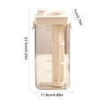 thumbnail image 2 of 1100ml Plastic Cold Brew Coffee Pot With Fine Mesh Filter White 1 Count, 2 of 6