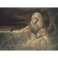 thumbnail image 2 of Manning, Ruane 24x19 White Modern Wood Framed Museum Art Print Titled - Winds of the Serengeti, 2 of 4