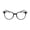 Matte black, variant on Wuffmeow Vintage Transparent Unisex Glasses Retro Oval Frame Sun Glasses Brand Designer Luxury Eyewear