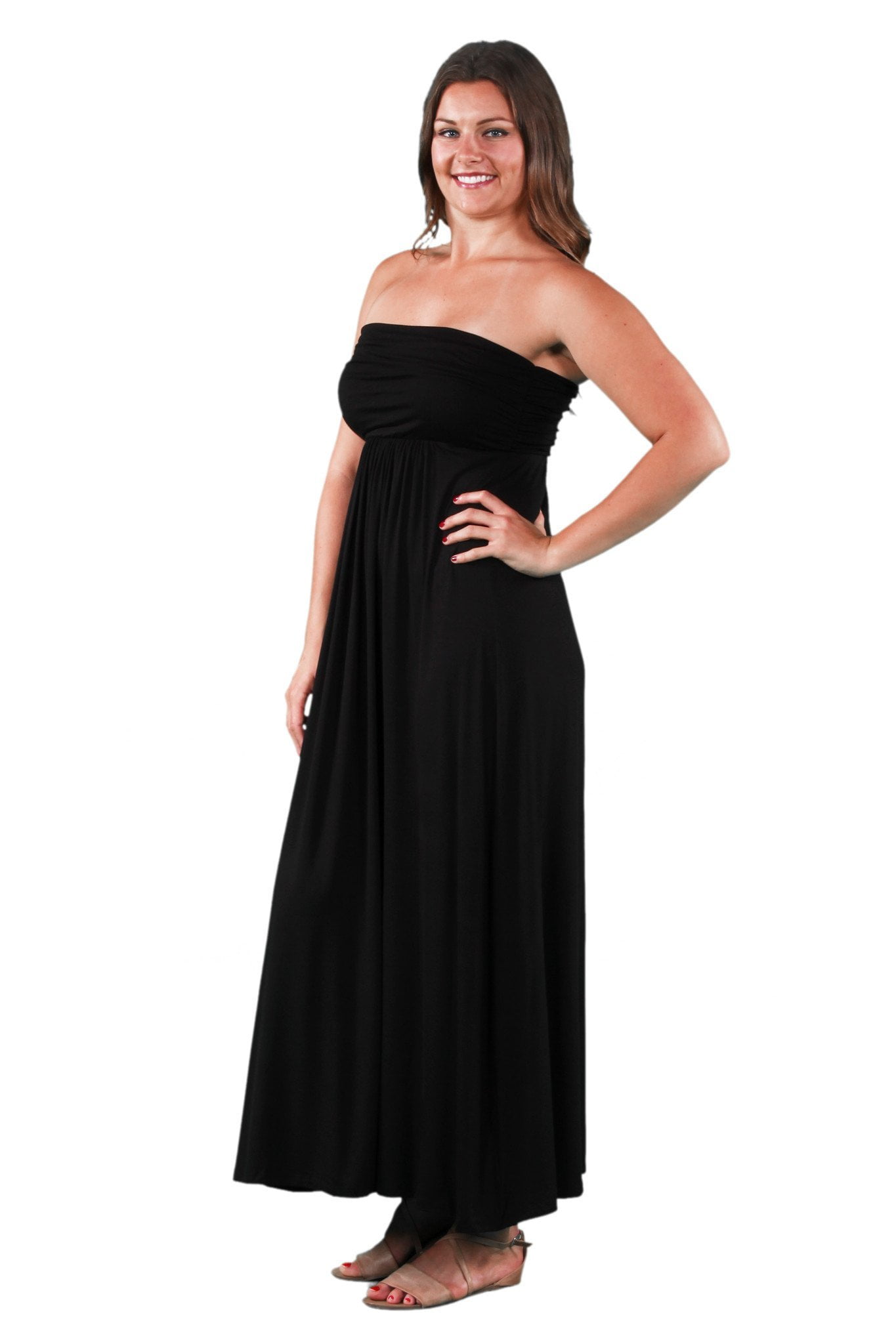 Women's Plus Maxi Tube Dress