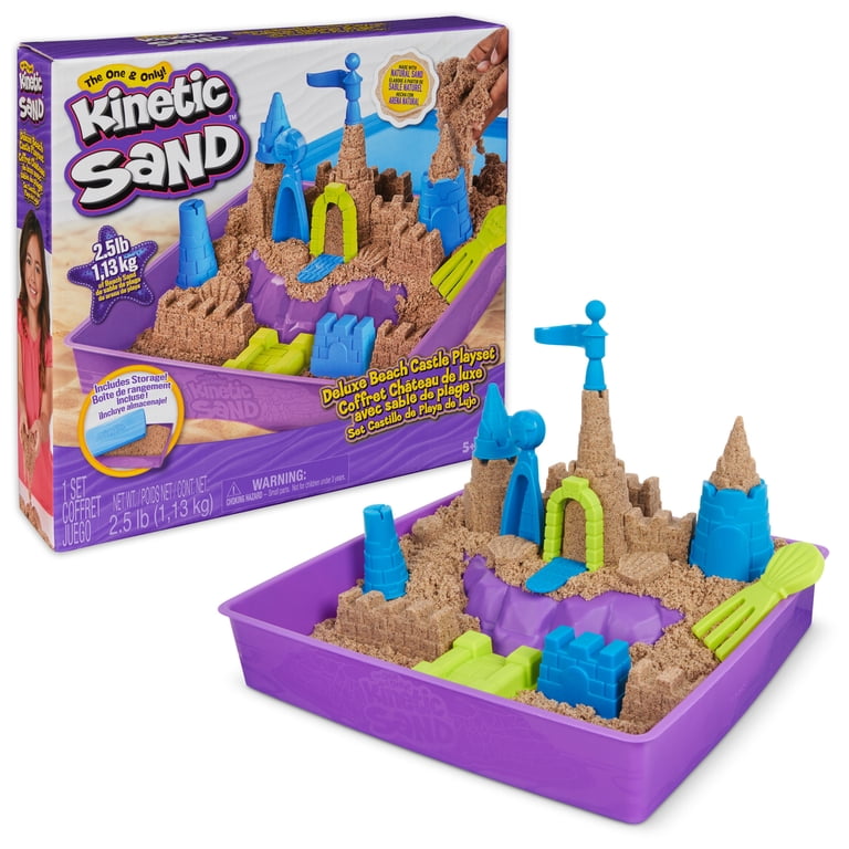 Kinetic Sand Deluxe Beach Castle Set with Tools photo 1