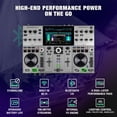 thumbnail image 2 of Denon DJ PRIME GO+ Controlador y mezclador de DJ portátil con separación de vástagos, 2 decks, transmisión Wi-Fi, Bluetooth, control de luces, pantalla de 7" y batería, 2 of 5