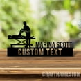 thumbnail image 4 of Craftnamesign Custom Physical Therapy Wooden Desk Name Plate, Physical Therapist Metal Nameplate, 4 of 5