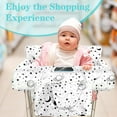 thumbnail image 3 of Shopping Cart Cover for Baby Girl Boy 2-in-1 High Chair Water Resistant High Chair Cover w/Phone Pouch Pocket Gender Neutral Cart Cover for Babies Padded Grocery Cart Cover for Baby, 3 of 6