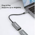 thumbnail image 2 of Fasgear USB C to HDMI Adapter (4K@60Hz),USB Type-C to HDMI Adapter [Thunderbolt 3] Compatible with MacBook Pro 2021/ Pro 2020/ Air 2019, iPad Pro 2021, Galaxy S10/ S9, Surface Book 2 and More (Gray), 2 of 7