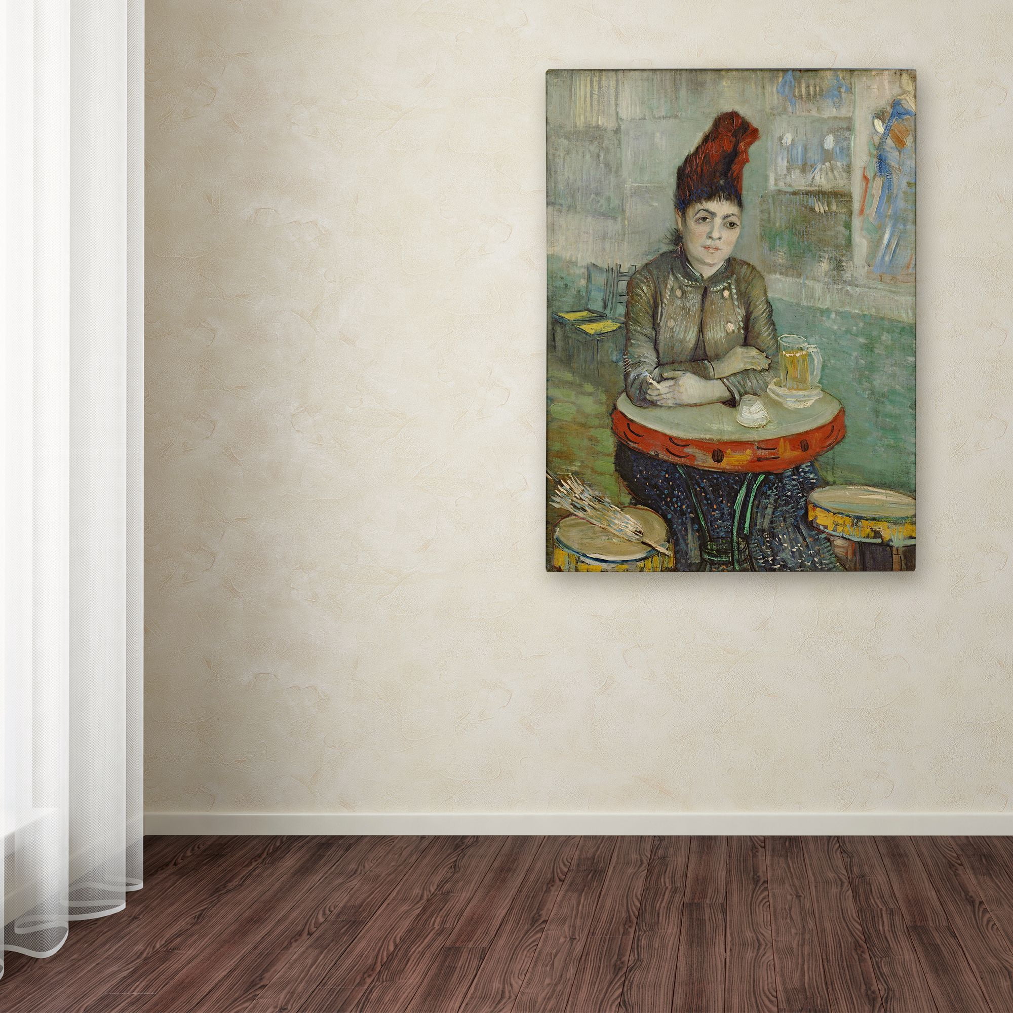 Trademark Fine Art 'Agostina Segatori' Canvas Art by Van Gogh