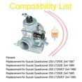 thumbnail image 3 of Genrics Brand New Carburetor For Suzuki 1985 1986 1987 Quadrunner 250 LT250EF Carb, 3 of 5