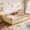 Natural MDF Pine Plywood Queen, variant on XIZE Twin Low-Profile Floor Platform Bed with Full-Length Guardrails, Natural Finish