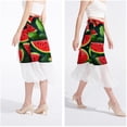 thumbnail image 4 of Watermelon Stylish Summer Chiffon Beach Dress with Polyester Straps - Women's Summer Dresses, 4 of 6