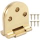 thumbnail image 5 of GAXIRE Conectores de bisagras de latón macizo con tornillos para puertas de gabinetes y mesas plegables., 5 of 6