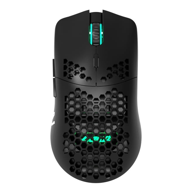 Ratón Ratón para juegos con cable Ajazz AJ390 Oficina Portátil 7 teclas Controlador Ratones ópticos gratuitos Diseñado para Windows 7/8/10 Accesorios de computadora Negro kenally EL005264-01B