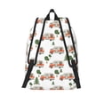 thumbnail image 2 of Lsque Camp Van Pattern Canvas Daypack, Durable Backpack, High-quality Versatile Backpack,Vintage Compact Backpack-Medium, 2 of 6