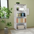 thumbnail image 4 of Ovzne Simples Multi Layer Assembly Bookshelf Children's Free Combination Multifunctional Storage Organization And Storage Bookshelf DIY Shelf On Clearance, 4 of 6