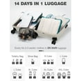 thumbnail image 4 of Large Compression Packing Cubes for Travel with See Through Mesh - Alameda 8 Set Packing Cubes for Suitcases Compression Series with Full-Zipper, Expandable Suitcase Organizer Bags Set, 4 of 7