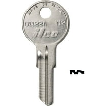 Kaba Ilco Key Blank,Brass,Yale Lock,PK10 O1122A-Y12