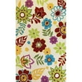 thumbnail image 3 of KAS Rugs Sonesta 2012 Ivory Retro Floral 7'6" x 9'6" Size Area Rug, 3 of 4