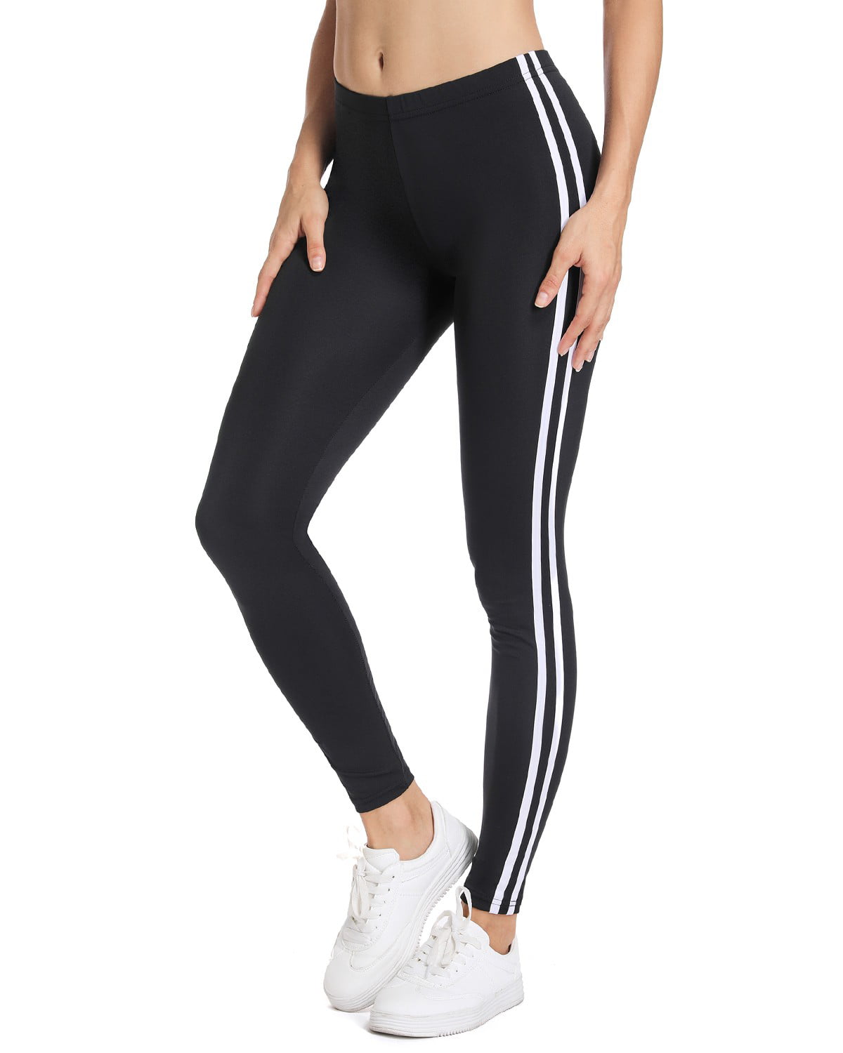  FULLSOFT 3 Pack High Waisted Leggings For Women No  See-Through Tummy Control Yoga Pants Workout Leggings-Reg&Plus Size
