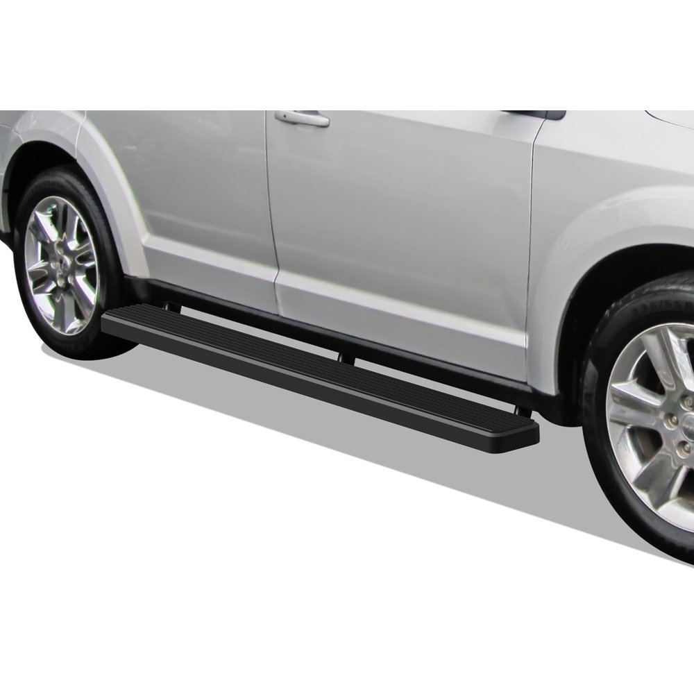 20092019 Dodge Journey Black Finish 6 Inch Door to Door Side Bar Side