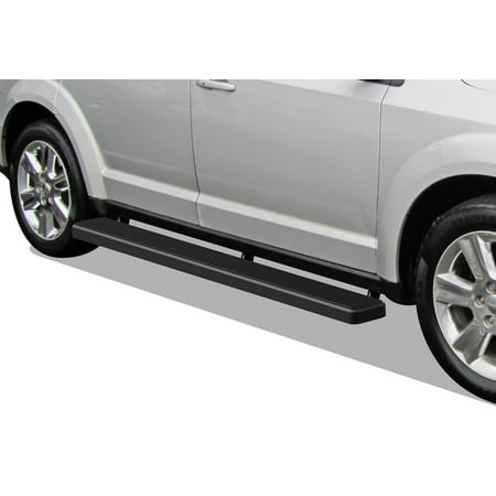 2009-2019 Dodge Journey Black Finish 6 Inch Door to Door Side Bar Side Step Running Board