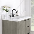 thumbnail image 6 of Cadiz 36" Single Vanity in Fir Wood Grey with Composite top in Lightning White, 6 of 16