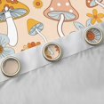 thumbnail image 4 of Feelyou Mushroom Black Out Curtains, Blossoms Floral Curtains Pack of 2 (42x63 Each), 4 of 6