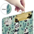 thumbnail image 4 of Coolnut Panda Acrylic Clipboard with Low Profile Gold Metal Clip Standard A4 Letter Size Decorative Clipboards for Office,Jobsite,Medical,School, 4 of 7
