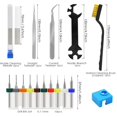 thumbnail image 3 of MK8 3D Printer Nozzles, for Ender3 Nozzle Cleaning Kits 3D Printer Nozzle Maintenance Kit 3D Printer Tools, 3 of 5