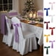 thumbnail image 1 of Bow Chair Decoration Ties Bow Stretch Floating Decorative Tape, Chair Cover Not Included, Holiday Party Decorations, Festive Home Decor, Wedding Table Toppers, for Living Room, Metal Frame, Easy to, 1 of 9