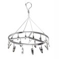 thumbnail image 2 of Aluminum Alloy Clothes Rack with Windproof Clips Laundry Drying Sock Hanger, 2 of 4
