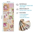 thumbnail image 2 of Pioneer Flower Floral Print Pattern Hot Yoga Mat Towel Non Slip for Hot Yoga - Quick-Drying Yoga Mat Cover with 4 Corner Pockets with Travel Bag - Hot Yoga Towel Non Slip 70"x26", 2 of 6