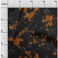thumbnail image 2 of oneOone Georgette Viscose Rust Brown Fabric Abstracts Sewing Craft Projects Fabric Prints By Yard 42 Inch Wide, 2 of 4