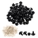 thumbnail image 1 of Ojos de seguridad Uxcell de 18 mm, 80 piezas de ojos de plástico para manualidades de animales de peluche, 1 of 6