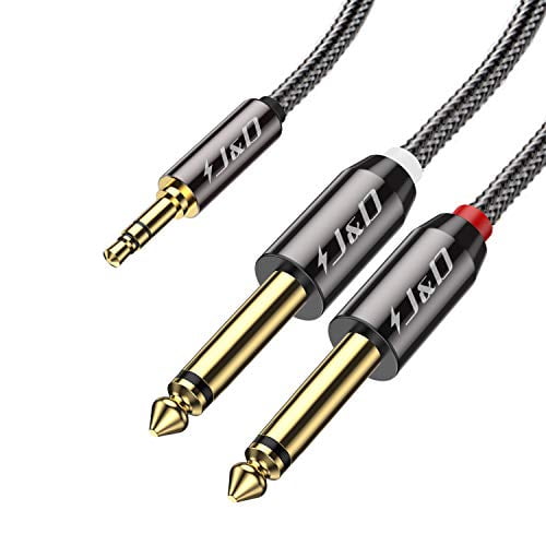 1 8 trs to dual 1 4 stereo audio cable