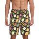 thumbnail image 1 of Balery Fruits Pantalones cortos de pijama de punto de algodón para hombre con cinturilla y bolsillos-XX-Large, 1 of 6