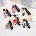 thumbnail image 4 of Llavero De Noche De Navidad Halloween Linda Personalidad Esqueleto Jack, 4 of 4