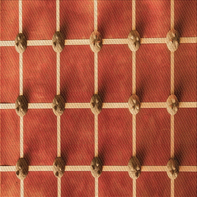 Ahgly Company Machine Washable Indoor Square Transitional Bright Orange Area Rugs, 4' Square
