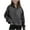 Dark Gray, variant on Girls Zip Up Hoodies Teen Full-Zip Sweatshirts Jacket Casual Spring Sweatshirt with Pocket