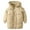 Khaki, variant on PINQI Kids Snap Buttons Zip up down Jackets Lightweight Winter Outdoor Windproof Hooded Puffer Coats Boys Girls Warm Outwear