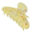 thumbnail image 1 of Hair Clip, Exquisite Rhinestone Claw Clip Yellow Strong Hold Ergonomic  For Office Work, 1 of 8