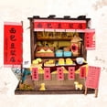 thumbnail image 1 of en de de para Bricolaje con Muebles, Regalos de Ligero Yotijar Kit de casa de muñecas en miniatura DIY, 1 of 10