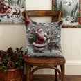 thumbnail image 4 of Christmas Pillow Cover Printed Santa Claus Reindeer Holiday Home Decor Pillow Case for Sofa Bedroom Festive Seasonal Decorations, 4 of 5
