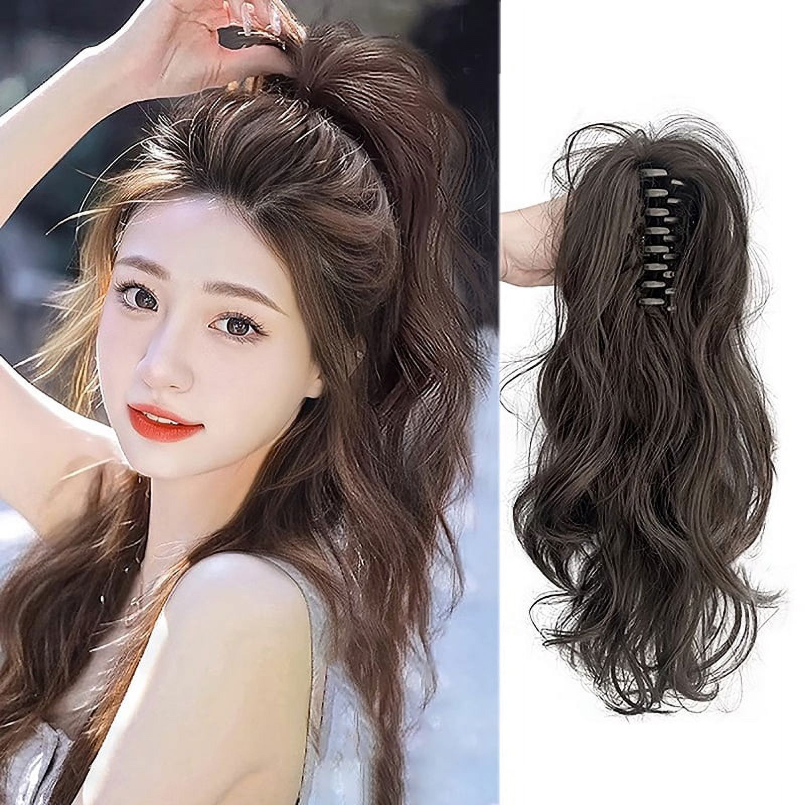 Aazon.co : Foaoit Short Ponytail Hair Extensions Claw Clip in Hair