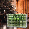 thumbnail image 4 of Caja de regalo con 100 adornos navideños para festivales, fiestas y bodas. Verde, 4 of 8