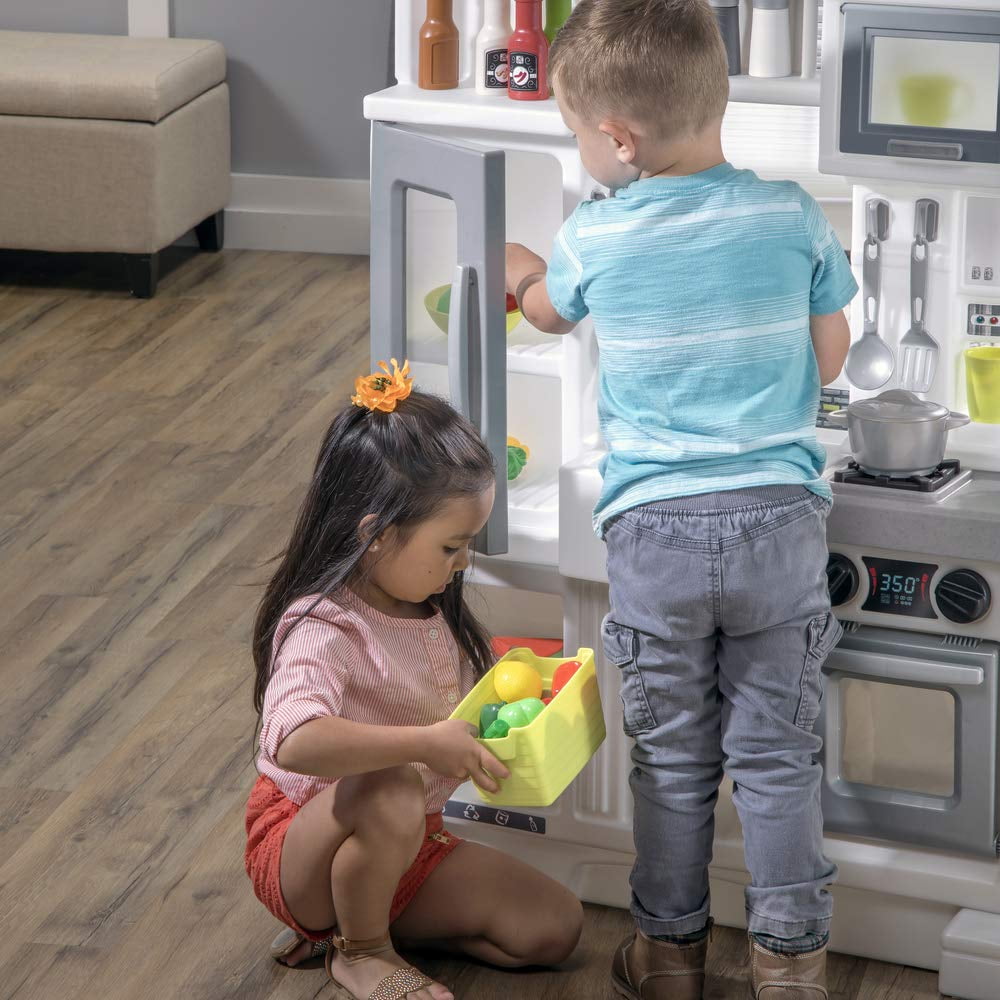 Step2 Downtown Delights Kitchen Kids Playset Gray Walmart