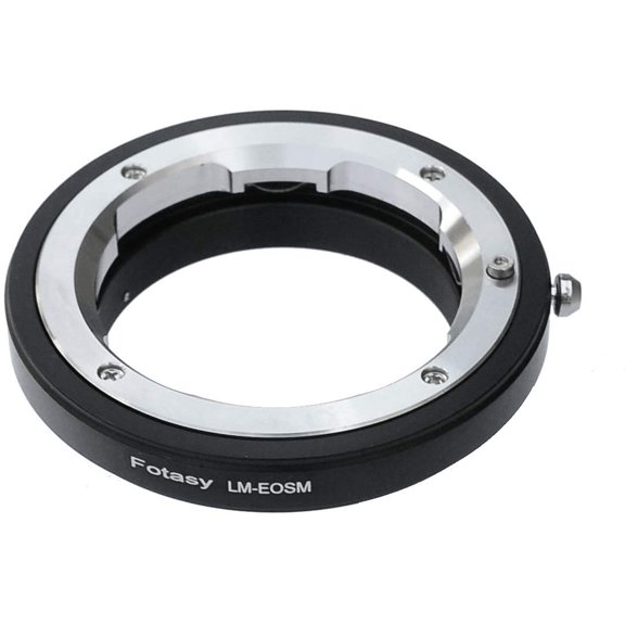 Fotasy Leica M to Canon EF-M Mount Adapter, Compatible with Leica M LM Lens and Canon EOS M Mount Mirrorless Camera M1 M2 M3 M5 M6 M6II M10 M50 M50 II M100 M200