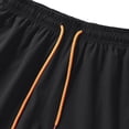 thumbnail image 4 of cfhntfmh Mens Drawstring Athletic Shorts Quick Dry Elastic Waist Gym Workout Lightweight Stretch Shorts with Pockets, 4 of 7
