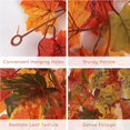 thumbnail image 4 of L'action de Grâce Automne Érable Guirlande Simulation Automne Automne Feuilles Vignes pour Jardin à la Maison, 4 of 7