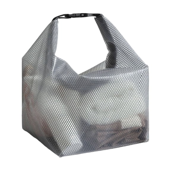 Mesh Shower Caddy Bag Portable Quick Dry For Bathroom And Beach Use, Travel Toiletry Bag With Adjustable Buckle Handle Strap, Hanging Organizer For Gym Swimming And Camping Trips